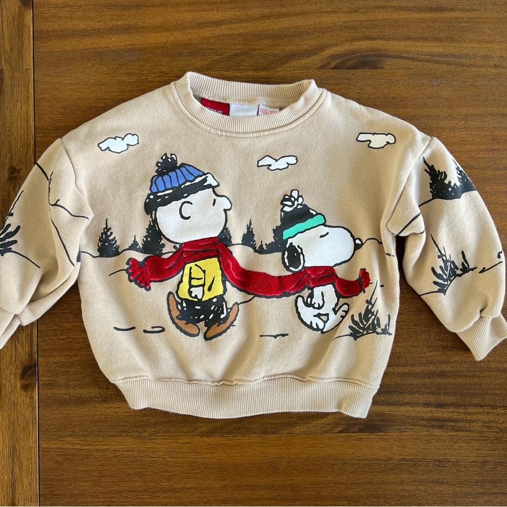 Zara Snoopy Sweatshirt